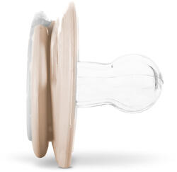 LORELLI Set 2 suzete cu capac, silicon moale, 0 luni+, Mellow Rose (1022071 0005)