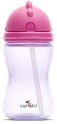 LORELLI Cana sport, cu pai moale si flexibil, capac de protectie rotativ, 300 ml, Pink Purple (1020096 0005)
