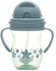 LORELLI Cana cu manere si pai, anti-varsare, potrivita pentru calatorii, 12 luni+, 275 ml, Blue Green (1023060 0004)