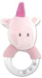 LORELLI Jucarie de plus, inel, Unicorn roz, 11 cm, zornaitoare, 0 luni+ (1019136 0007)