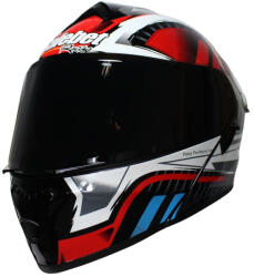 Roy Casca moto rabatabila cu ochelari Safebet HF-130 Z62-R, Culoare Negru Rosu, Marime XXL (ROY32222) - simoto