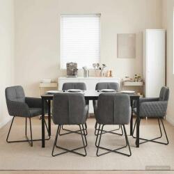 vidaXL Scaune de dining 6 pcs Catifea Gri închis 59 x 56, 5 x 86 cm GartenMobel Dekor (3428220)