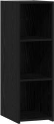 vidaXL Bufet Stejar Negru 30 x 41 x 93 cm Lemn prelucrat GartenMobel Dekor (8010930) Comoda