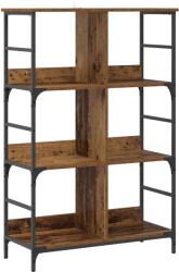 vidaXL Raft pentru carti Lemn vechi 78, 5 x 33 x 117, 5 cm metal PB GartenMobel Dekor (8010889) Biblioteca