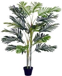art Palmier artificial decorativ cu ghiveci, verde, aspect realist, 150 cm (AR134269)