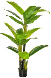 art Planta artificiala bananier cu ghiveci, verde, 150 cm, aspect realist (AR129562)