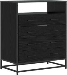 vidaXL Dulap cu sertare 4-Drawer Stejar negru 70 x 41 x 83, 5 cm GartenMobel Dekor (8010314) Comoda