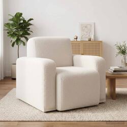 vidaXL Fotoliu Crem Bouclé GartenMobel Dekor (42042449)