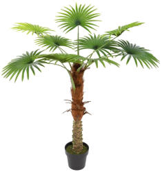 Atmosphera Créateur d'intérieur Planta artificiala palmier cu ghiveci, 120 cm, verde, Atmosphera (JJ-168618)