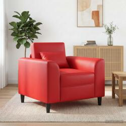 vidaXL Fotoliu Rosu Piele artificiala GartenMobel Dekor (42042471)