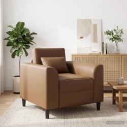 vidaXL Fotoliu Cappuccino Piele artificiala GartenMobel Dekor (42042472)