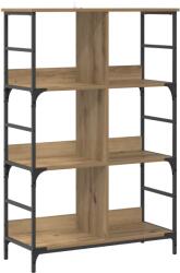 vidaXL Raft pentru carti 4 niveluri 78, 5 x 33 x 117, 5 cm metal PB GartenMobel Dekor (8010890) Biblioteca