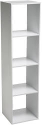 5five Simple Smart Biblioteca alba 5Five Mix n'Modul cu 4 compartimente, 35x32x134 cm (JJ-173686C) Biblioteca