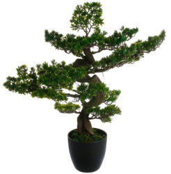 Atmosphera Créateur d'intérieur Bonsai artificial decorativ Atmosphera cu ghiveci ceramic, 80 cm, verde (JJ-135300)