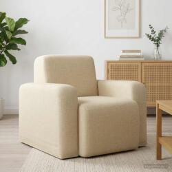 vidaXL Fotoliu Crem Tesatura GartenMobel Dekor (42042423)