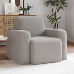 vidaXL Fotoliu Gri deschis Bouclé GartenMobel Dekor (42042448)