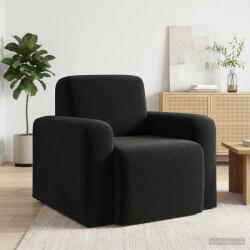 vidaXL Fotoliu Negru Catifea GartenMobel Dekor (42042435)