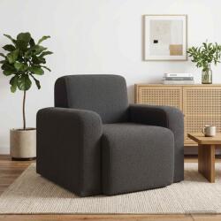 vidaXL Fotoliu Gri închis Bouclé GartenMobel Dekor (42042451)