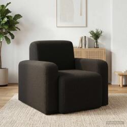vidaXL Fotoliu Negru Bouclé GartenMobel Dekor (42042452)