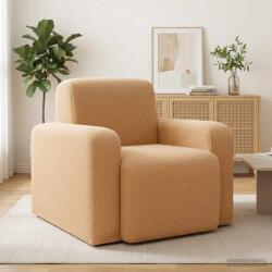 vidaXL Fotoliu Bej Bouclé GartenMobel Dekor (42042453)