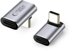 Tech-Protect Ultraboost AA02 USB-C ъглов адаптер - сив (5906302367979)