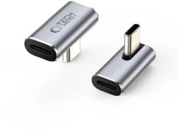 Tech-Protect Ultraboost AA03 USB-C ъглов адаптер - сив (5906302367986)