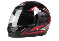 Fixato Casca Moto/Scuter Full Face FIXATO, Viziera Detasabila, Marime Universala 59-62cm, Negru (casca-fullface-model-negru-v2)
