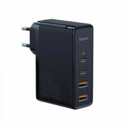 BASEUS Incarcator rapid Baseus GaN5, 2x USB-C, 2x USB, 100W, cablu USB-C inclus, Gri (P10110302827-Z1)
