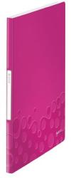 Leitz Wow mapa de prezentare 20 de folii A4 roz (46310023)