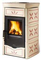 La Nordica-Extraflame Nicoletta 8 kW decorated