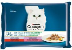 Gourmet Perle Gravy Delight Borjú-Vad-Marha-Pisztráng 4x85g
