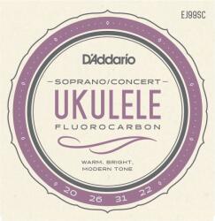 D'Addario EJ99SC Pro-Arté szoprán/koncert ukulele húr, carbon