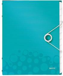 Leitz Wow mapa cu separatoare A4 turcoaz (46340051)