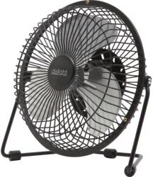 Delight Asztali ventilátor 1, 75 W/5 V USB, Ø 18 cm, fekete 51110 (LC4037)