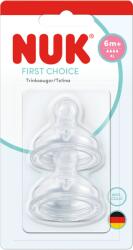 Nuk Tetina din silicon First Choice, flux XL, 6 luni+, 2 bucati, Nuk