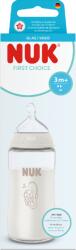 Nuk Biberon sticla First Choice, flux M, 3 luni+, 240 ml, Nuk