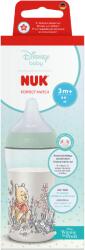 Nuk Biberon cu tetina din silicon Perfect Match, Winnie, flux M, 3+ luni, 260 ml, Nuk