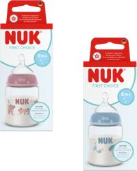 Nuk Biberon First Choice, flux S, 0 luni+, culori variate, 150 ml, 1 bucata, Nuk