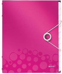 Leitz Wow mapa cu separatoare A4 roz (46340023)