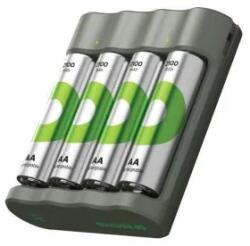 GP B421 akkumulátortöltő, 4x AA 2000 mAh, Fekete (GP-C-B421-210HCER21-2TLB4)