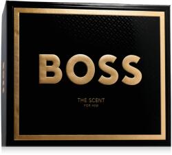 HUGO BOSS Boss The Scent For Him комплект за мъже Eau de Toilette 100 ml + Eau de Toilette 10 ml + Д опция Black Festive Cover