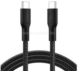 Belkin BOOSTCHARGE PRO adatkábel Type-C - Type-C, 200cm, FEKETE (CAB025HQ2MBK) (CAB025HQ2MBK)