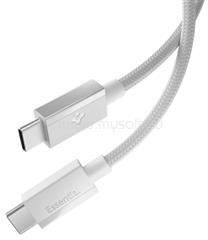 Spigen ESSENTIAL EB6015CC adatkábel Type-C - Type-C, 150cm, FEHÉR (ACA10416) (ACA10416)