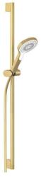 Kludi Set de duș Kludi Dive X, 3 jeturi, cu bară 60 cm, pară de duș și furtun 160 cm, brushed gold (69630N0-00)