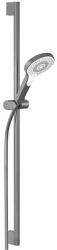Kludi Set de duș Kludi Dive X, 3 jeturi, cu bară 90 cm, pară de duș și furtun 160 cm, gun metal (69930N2-00)