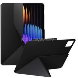 Xiaomi tok álló, bőr hatású (aktív FLIP, oldalra nyíló, TRIFOLD, asztali tartó) FEKETE (BHR9508GL) (BHR9508GL)
