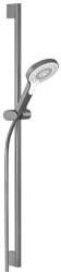 Kludi Set de duș Kludi Dive X, 3 jeturi, cu bară 60 cm, pară de duș și furtun 160 cm, gun metal (69630N2-00)
