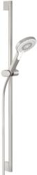 Kludi Set de duș Kludi Dive X, 3 jeturi, cu bară 90 cm, pară de duș și furtun 160 cm, brushed nickel (69930N5-00)