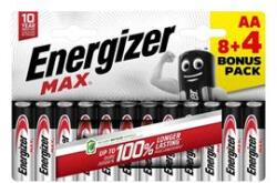 Energizer MAX tartós elem AA, alkáli, 12db/csomag (ENERGIZER_E303325100) (ENERGIZER_E303325100)
