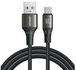 JOYROOM LIGHT-SPEED adatkábel USB - Type-C, 120cm, FEKETE (JOYROOM_SA25-AC6_B) (JOYROOM_SA25-AC6_B)